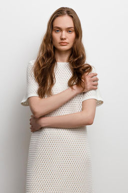 ЕВ 527/молочный платье жен