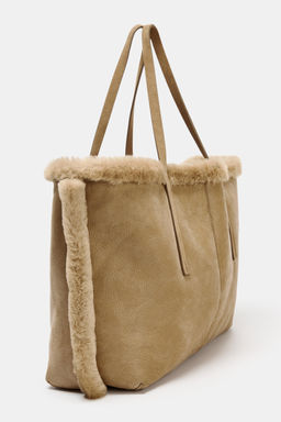 REVERSIBLE LEATHER HANDBAG - Zara фото 5