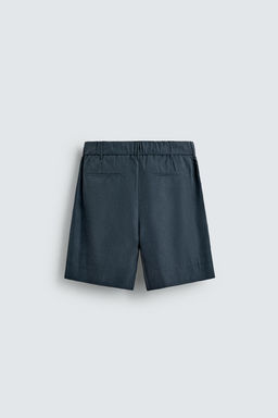 BERMUDA RELAXED FIT EFECTO LAVADO / petro lavado