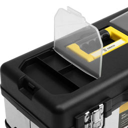 Ящик для инструментов DEKO DKTB30, металлический корпус и замки, 16", 410 х 215 х 185 мм