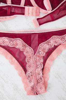 TRENDYOLMILLA Haki Tul Dantel ve Kurdele/Fiyonk Detayl? Kaps?z Orme Ic Camas?r Tak?m? THMSS25CC00024  фото 15