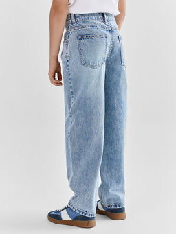 Джинсы baggy leg для мальчиков голубые - Mark formelle фото 4