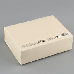 Коробка складная Бежевая, 16,5 х 12,5 х 5 см, БЕЗ ЛЕНТЫ - Дарите счастье фото 4