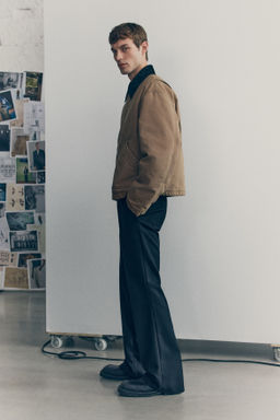 Pantal?n bootcut en mezcla de lana - H&m фото 7