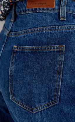 Джинсы F022-0152 d.blue - Fine joyce фото 4