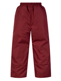 Брюки на поясе демисезонные бордовые (110-116, 60)