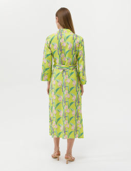 Ye_il Comfort Fit Desenli Elbise - Pierre cardin фото 5