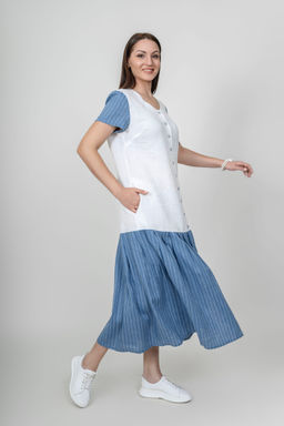 Платье  100% лен