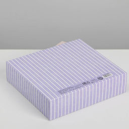 Складная коробка подарочная Поздравляю, 20 х 18 х 5 см, БЕЗ ЛЕНТЫ - Дарите счастье фото 2