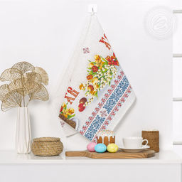 Полотенце кухонное из рогожки "Воскресение скатерть" 50х70/1 шт. - 50*70 Полотенца из рогожки