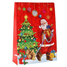 Цена за 12 шт. Пакет подарочный 55x40x13см / 447XL /уп 12/240/Новый год микс - Галеонтрейд фото 5