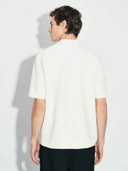 Джемпер поло текстурной вязки / Zarina