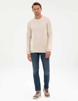 Bej Regular Fit Sweatshirt - Pierre cardin фото 4