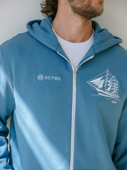 Толстовка мужская на молнии Мир