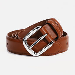 Ремень женский, ширина 3 см, винт, пряжка металл, цвет рыжий