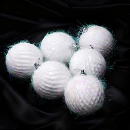 Набор новогодних украшений "Рождественская сказка" (6шт х 7см)