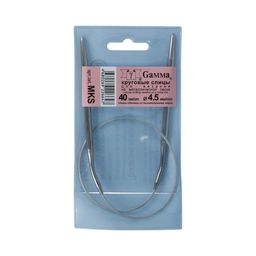 Спицы GAMMA круговые MKS сталь d 4.5 мм 40 см 1 шт с металлической леской