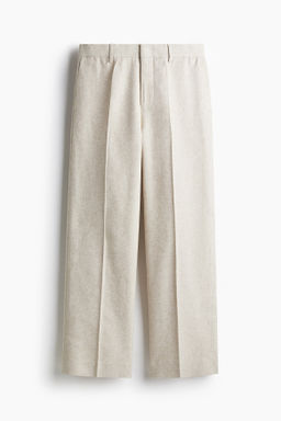 Pantal?n en mezcla de lino Loose Fit