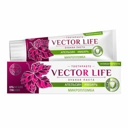 VECTOR LIFE Зубная паста Микропломба с апельсином и имбирём