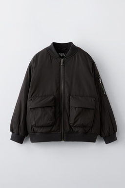 BOMBER JACKET WITH POCKETS