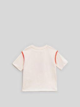 ACOOLA / Футболка детская для девочек Ida молочный  фото 2