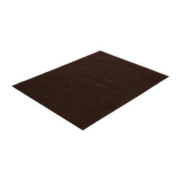 Коврик влаговпитывающий ребристый 90*120см"Nice"без борта,подложка ПВХ коричневый VORTEX/8