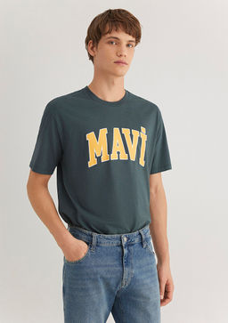 Mavi Logo Bask?l? Yesil Tisort  фото 3
