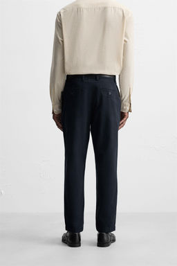 TWILL CHINO TROUSERS - Zara фото 3