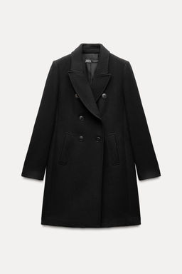 WOOL DOUBLE-BREASTED COAT - Zara фото 6