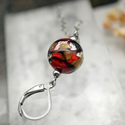 Серьги из муранского стекла FLORENTINA LS3021