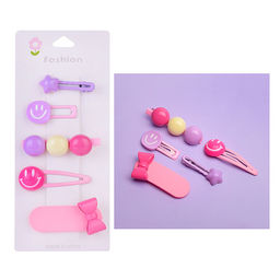 Набор заколок для волос "Смайлики" в пакете