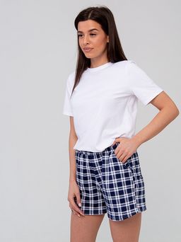 РАСПРОДАЖА Шорты жен._Ш134/клетка синий - Ihomelux фото 4