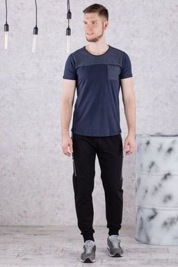 Брюки спортивные 
 3.MM123A-чёрный