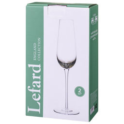 НАБОР БОКАЛОВ ДЛЯ ШАМПАНСКОГО ELITE ИЗ 2 ШТ. 220 МЛ - Lefard фото 3
