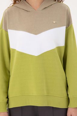 Женский свитшот фисташкового зеленого цвета Неожиданная скидка в корзине - U.s. polo assn фото 6