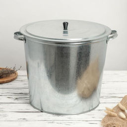 Бак для белья оцинкованный, 32 л, без решётки, ГОСТ