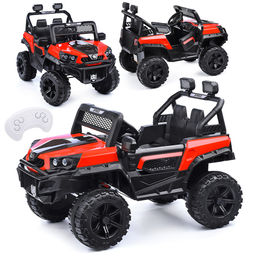 Электромобиль "Фиджи" на аккумуляторе, с р/у управлением, 12V4.5 двухприводный (красный)