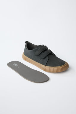 LEATHER STRAP BAREFOOT SNEAKERS - Zara фото 15