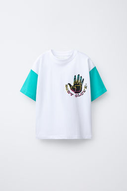 ZARA X BODY GLOVE ® CONTRAST SLEEVE T-SHIRT