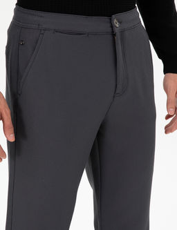 Erkek Carrot Fit Antrasit Kanvas Pantolon