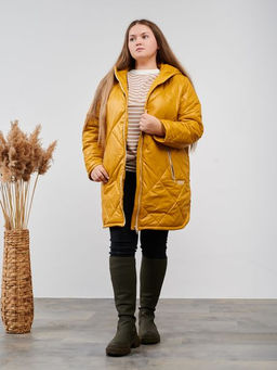 Полупальто Руди горчичный - Yollochka фото 4
