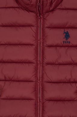 Бордовый жилет для мальчика - U.s. polo assn фото 3