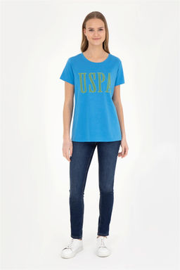 Женская футболка Saks с круглым вырезом - U.s. polo assn фото 4