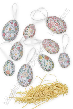 Пасхальный декор Яйца SF-7862, ассорти №3