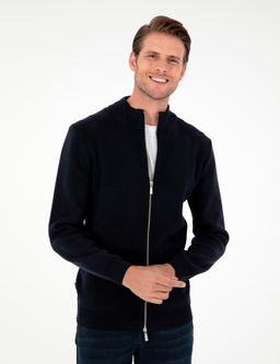 Lacivert Regular Fit Fermuarl_ Triko H_rka - Pierre cardin фото 3