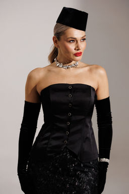 Юбка Мода Юрс 25-2946 черный_new print