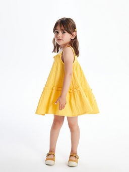 Ask?l? Kare Yaka Basic K?z Bebek Elbise - Waikiki фото 2