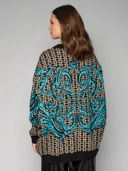 Кардиган женский 12411-54012 multicolor - Eleganzza фото 4