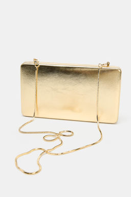 BOLSO CAJA APLIQUES / Oro - Zara фото 3