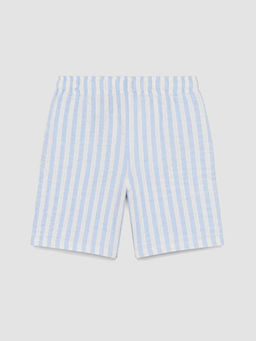 Beli Lastikli ?izgili Erkek ?ocuk Pijama Alt?